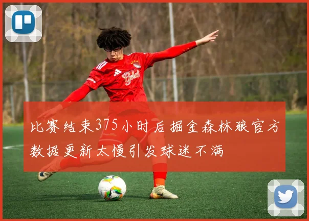 比赛结束375小时后掘金森林狼官方数据更新太慢引发球迷不满